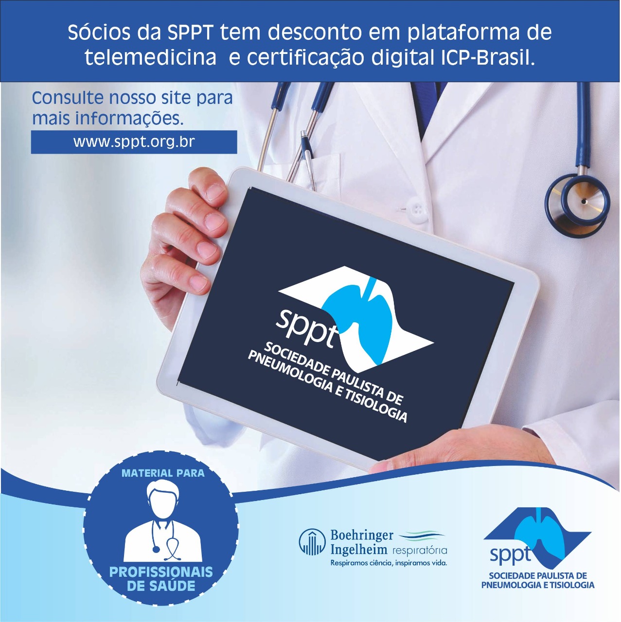 No momento, você está visualizando SPPT faz parceria com certificadora digital e plataforma de telemedicina para acesso promocional aos sócios