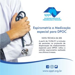 Leia mais sobre o artigo Espirometria e Medicação especial para DPOC