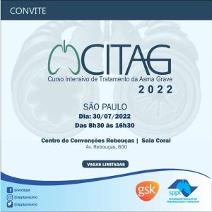 Leia mais sobre o artigo CITAG – Curso Intensivo de Tratamento da Asma Grave – São Paulo