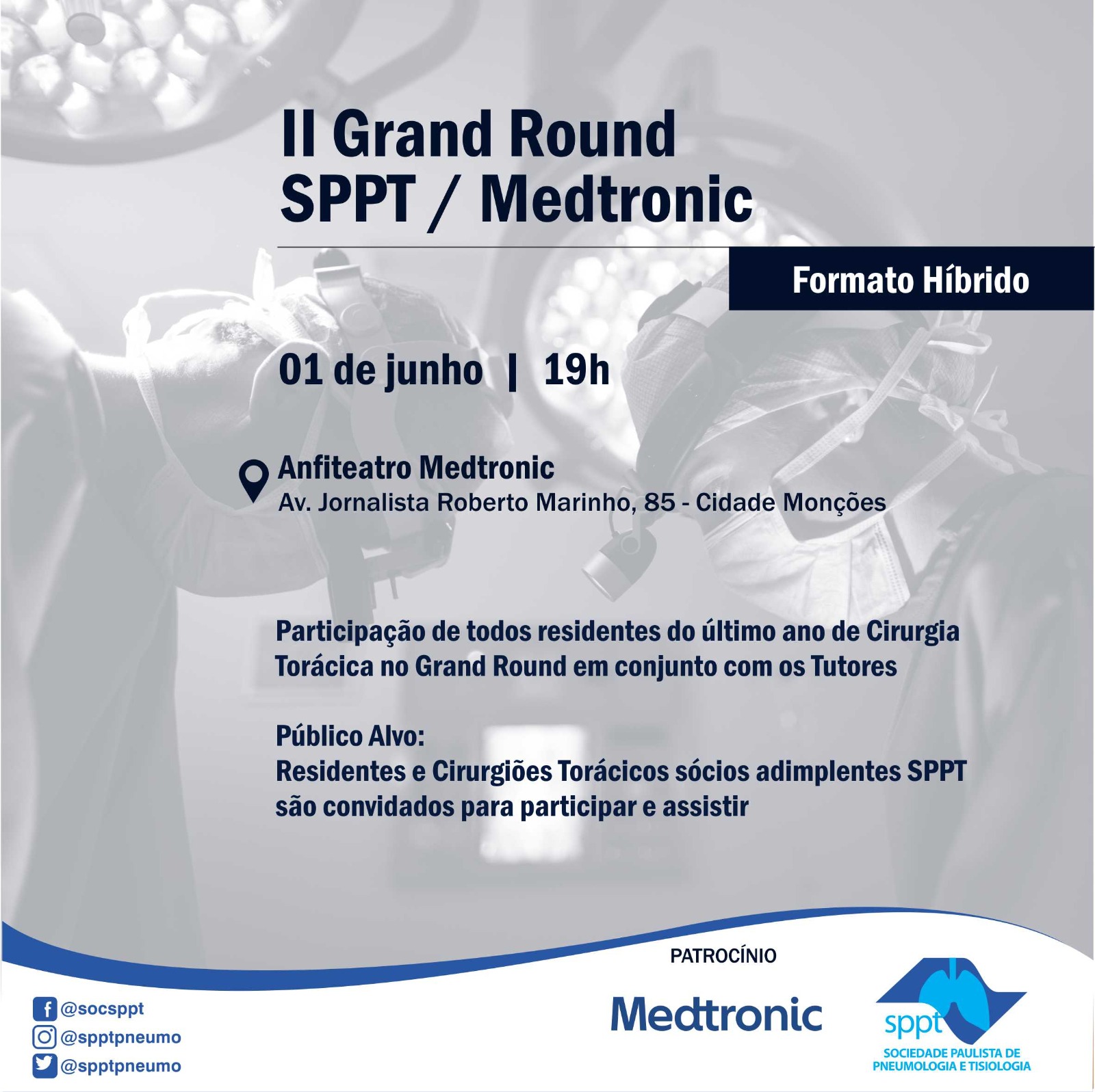 Leia mais sobre o artigo II Grand Round SPPT/Medtronic – Formato Híbrido