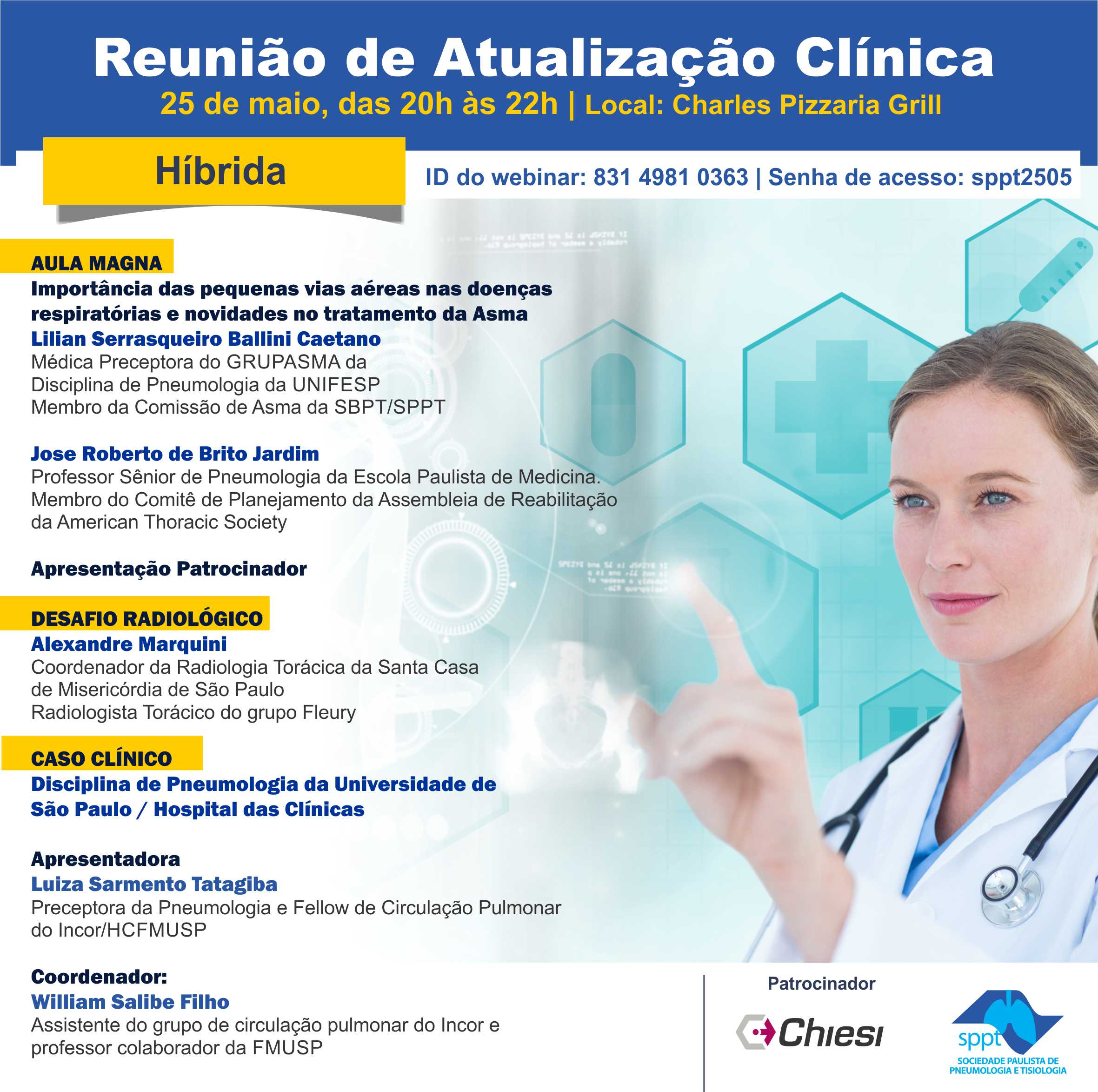 Leia mais sobre o artigo Reunião de Atualização Científica (hibrida) via Zoom Meeting